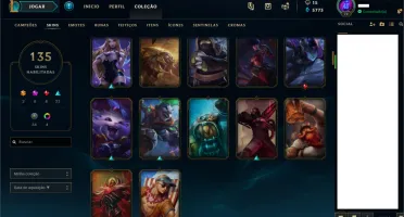 Conta D4 - Diamante em 3 season seguidas, 135 skins