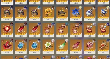 CONTA GENSHIN IMPACT COM 10 PERSONAGENS T5 E 7 LIMITADOS