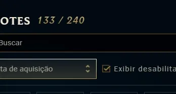Conta League of Legends - 400+ skins - Skins inobtiveis