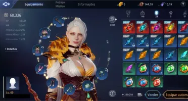 Conta Mir4 lvl 60 / Mago / 2 Pets Épicos e 10 raros / Sa 72