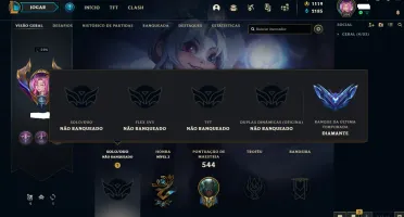 conta de league of legends/valorant (mesma riot games)