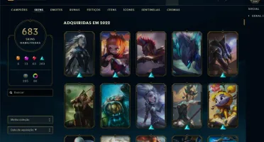 conta de league of legends/valorant (mesma riot games)