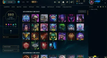 Nivel 693 Ouro II 162 Skins C/ Todos campeões e 141k de EA