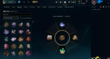 Nivel 693 Ouro II 162 Skins C/ Todos campeões e 141k de EA