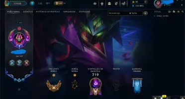 Nivel 693 Ouro II 162 Skins C/ Todos campeões e 141k de EA