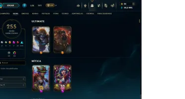 Conta Lol + Valorant Com Skins