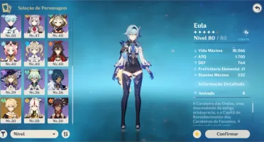 Eula Zhongli Mona Genshin Impact