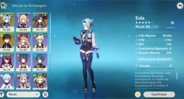 Eula Zhongli Mona Genshin Impact