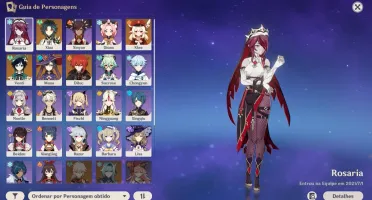 Conta AR 51 - 5 Personagens 5 Estrelas