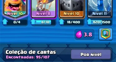 Clash of Royale rei nível 11