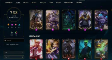 OTIMA CONTA LEAGUE OF LEGENDS