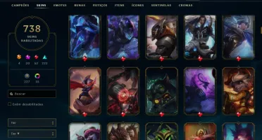 OTIMA CONTA LEAGUE OF LEGENDS