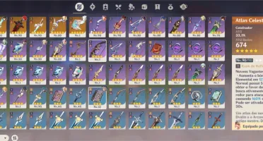 Conta AR56 6 personagens 5* e 6 armas 5* + Vários C6.