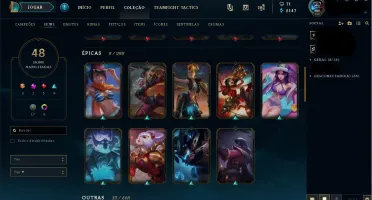 Conta LOL Diamante ! Preço pra sair rapido !