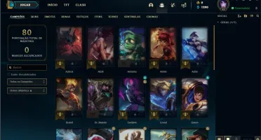 Conta de LoL Platina 1 MMR Diamante