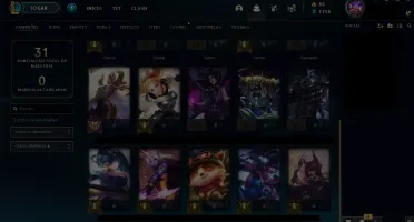 Conta de Lol Com algumas SKINS (Possui Pulsefire Ezreal)