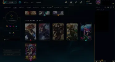 Conta de Lol Com algumas SKINS (Possui Pulsefire Ezreal)