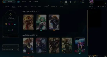 Conta de Lol Com algumas SKINS (Possui Pulsefire Ezreal)