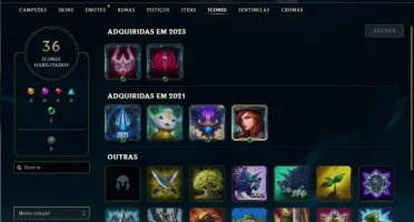 Prata 3 com 25 Champs e 2 Skins ( Mais de 30 Jogos )