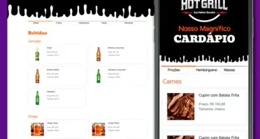 Site de Cardápio Digital Wordpress