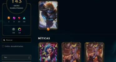 Conta League Of Legends Full Acesso, Full Champ, 143 Skins
