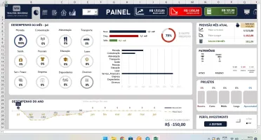 Planilha de Controle e Planejamento Financeiro Excel