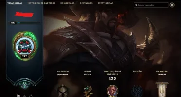Conta LoL, skins vitoriosas desde a S6