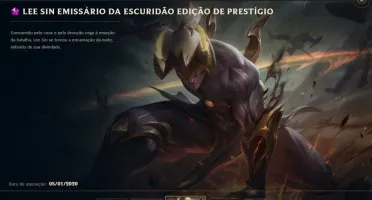 Conta LoL, skins vitoriosas desde a S6