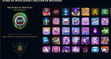 Conta LoL, skins vitoriosas desde a S6