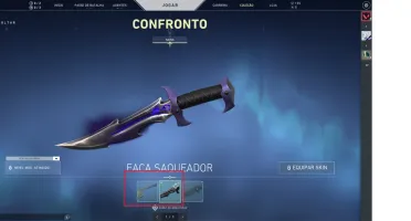 Conta Valorant Pacote Saqueador+Machado Sublime