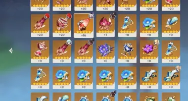 Conta genshin impact 4 personagens 5 estrelas AR 45