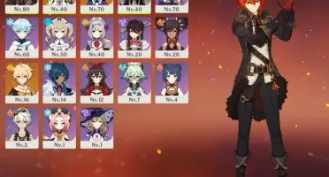 Conta genshin impact 4 personagens 5 estrelas AR 45