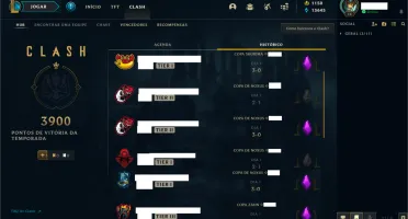CONTA LOL - PLATINA SOLO / FLEX / TFT + INFO NA DESCRIÇÃO