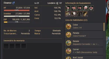 Valquiria 603 GS com titulo raro, muitos trajes e pets