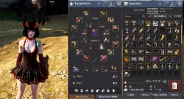 Valquiria 603 GS com titulo raro, muitos trajes e pets