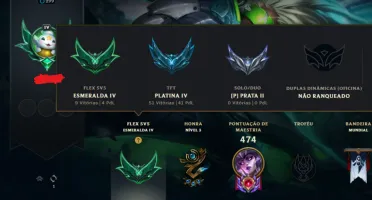 Vendo Conta LOL com 148 Campeões/96 Skins Esmeralda IV