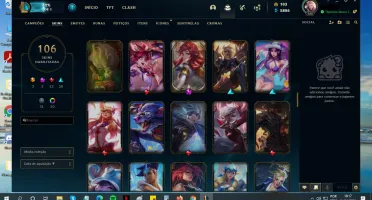CONTA DE LEAGUE OF LEGENDS!