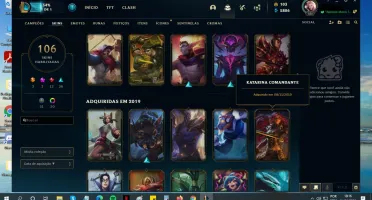 CONTA DE LEAGUE OF LEGENDS!