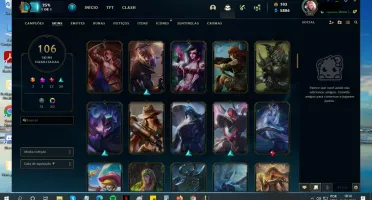 CONTA DE LEAGUE OF LEGENDS!