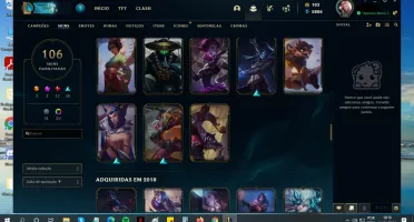 CONTA DE LEAGUE OF LEGENDS!