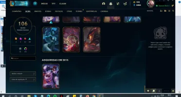 CONTA DE LEAGUE OF LEGENDS!