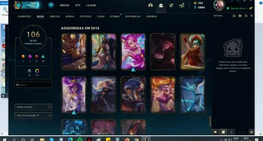 CONTA DE LEAGUE OF LEGENDS!