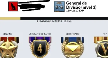 Conta 2 Estrelas com 4 vips