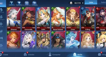 Conta do  Mobile Legends Bang Bang Lev 80