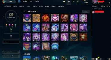 CONTA LOL LEAGUE OF LEGENDS 41 SKINS LEVEL 81