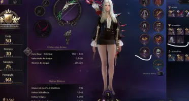 Conta Throne And Liberty Bow/Dagger 3600 GS + 2 ALT LVL 50