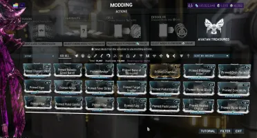Conta Warframe MR 21 18 Skins Deluxe 100kk+ Cred e 1900 Plat