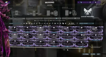 Conta Warframe MR 21 18 Skins Deluxe 100kk+ Cred e 1900 Plat
