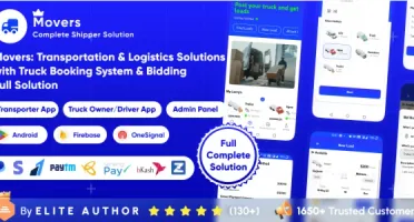 Movers : Logistics Transport Services Full Solution