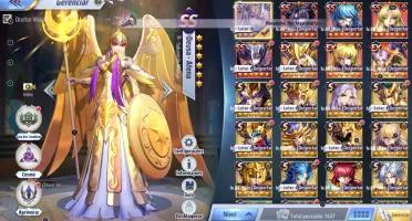 Conta Saint Seya Awakening Lvl.70